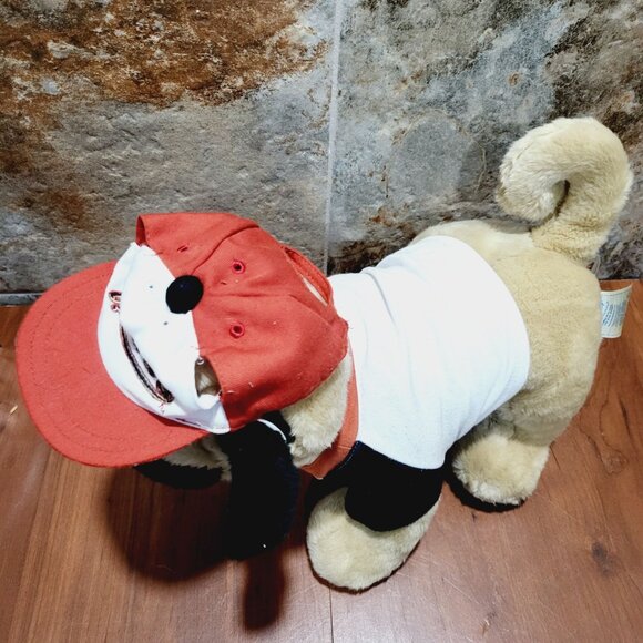 Build A Bear Workshop Houston Astros Pug Dog Plush Tan Black Baseball - Picture 5 of 17